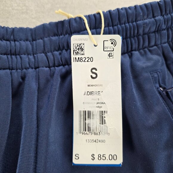Adidas Adibreak Breakaway Snap Button Sides Track Pants Mens Small Navy IM8220 - Picture 8 of 10